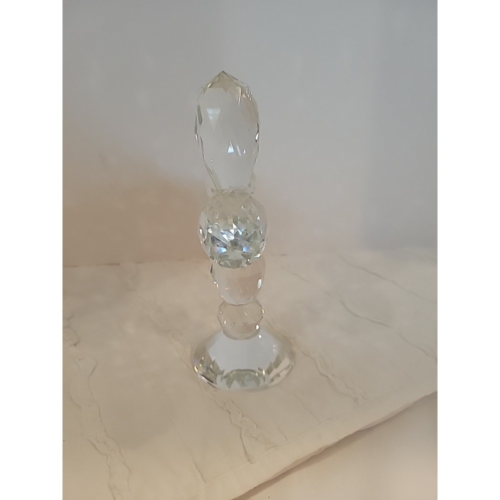 Oleg Cassini Cross Faceted Crystal 7" Diamond Cut‎ Figurine Religious - Picture 2 of 8